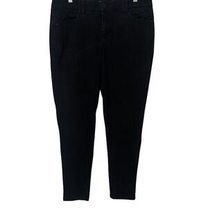 Democracy Ab Technology "Ab"solution Black High Rise Skinny‎ Jeans Womens 14